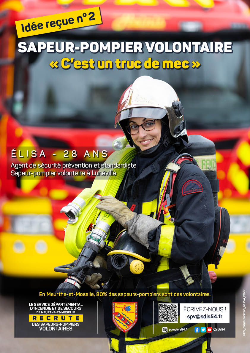 Sapeur-pompier volontaire : « Pourquoi pas vous ?! » - SDIS 54